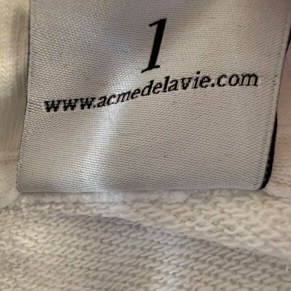 acme de la vie Unisex Adult Size 1 Large Hoodie Baby Face Korean Brand Hipster - Picture 10 of 12